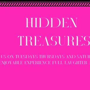 Pink Hidden Treasures Sign